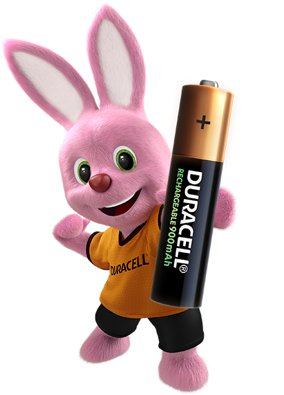 Duracell Bunny introduceert oplaadbare AAA 900mAh-batterij