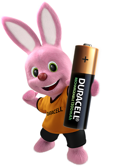 Bunny introduceert Duracell oplaadbare AA-batterij