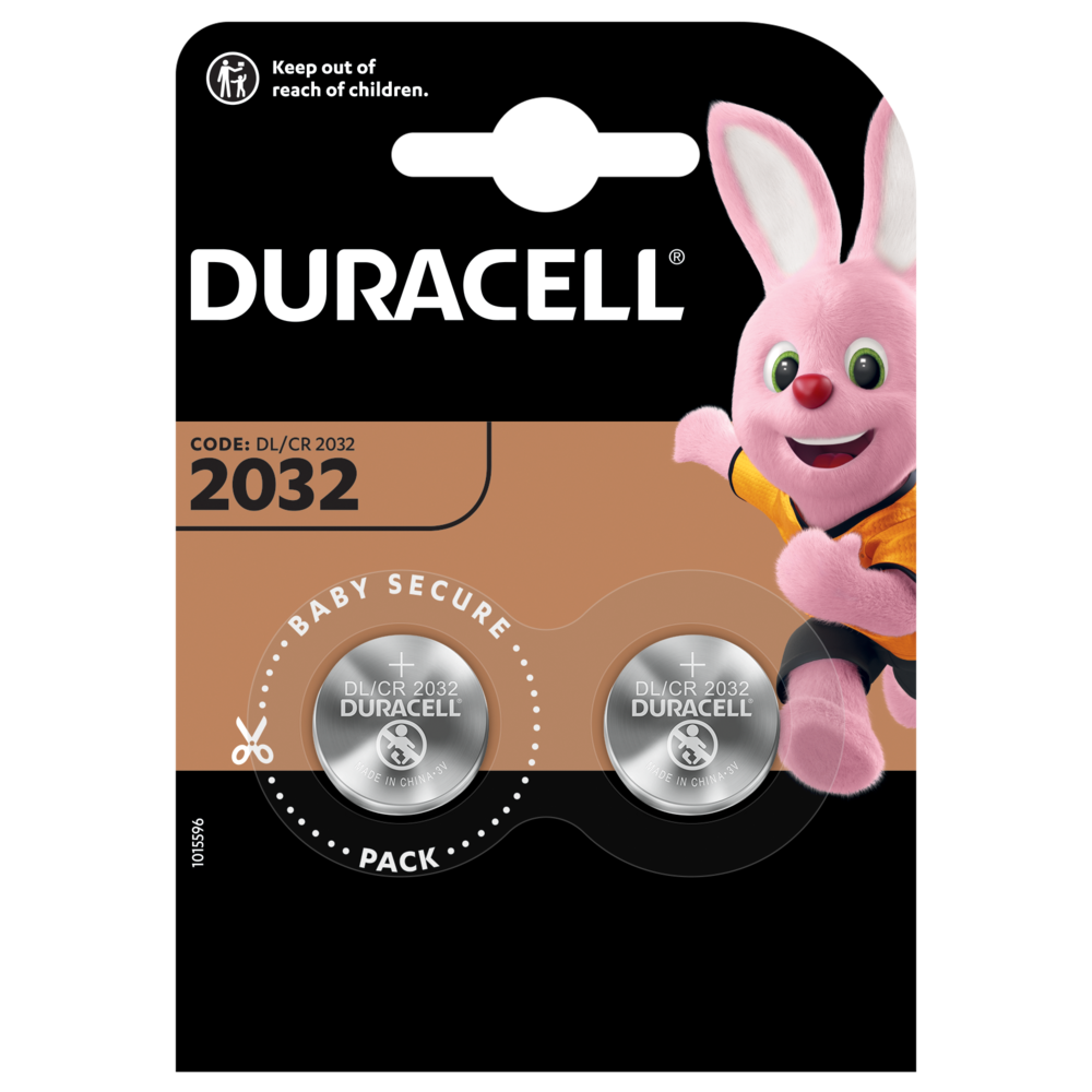 Duracell Lithium Coin 2032 in verpakking van 2 stuks