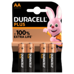 Duracell Type Plus 1.5V AA-batterijen Pakket van 4 stuks