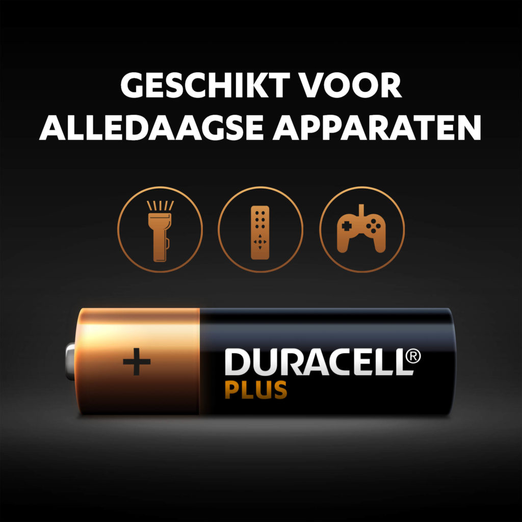 Lokken hulp in de huishouding Bedankt AA-alkalinebatterijen - Duracell Plus-batterijen